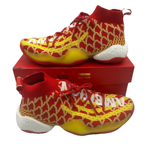 Adidas Pharrell x Crazy BYW Chinese New Year Sneakers Mens‎ 10 Ambition EE8688